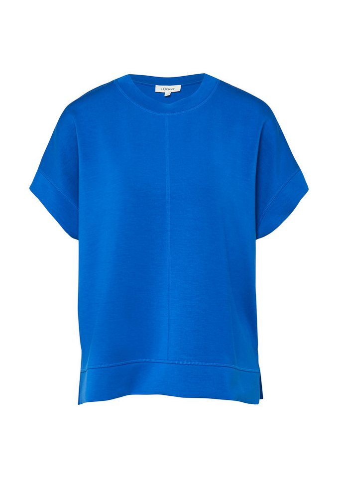 s.Oliver Sweater Halbarm-Sweater mit Stretch – Bild 4 von 4