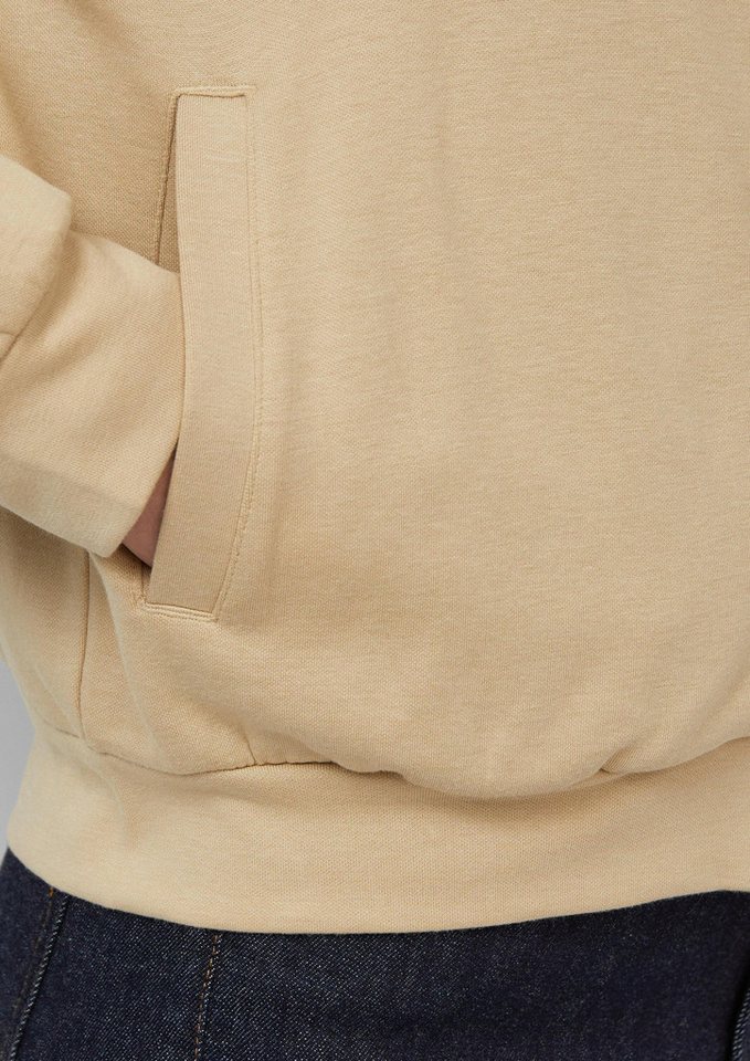s.Oliver Sweatjacke Sweatshirt Jacke Weicher Interlock-Blouson mit Eingrifftaschen – Bild 4 von 5