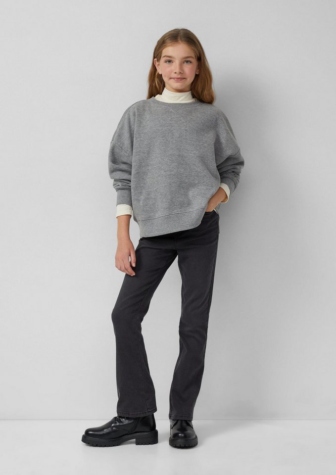 s.Oliver Sweatshirt Sweatshirt Kuscheliges Oversize-Sweatshirt mit dezentem Print – Bild 3 von 4