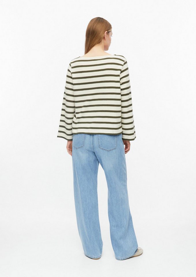 s.Oliver Sweatshirt Sweatshirt Leichtes Sweatshirt mit Streifen – Bild 3 von 5