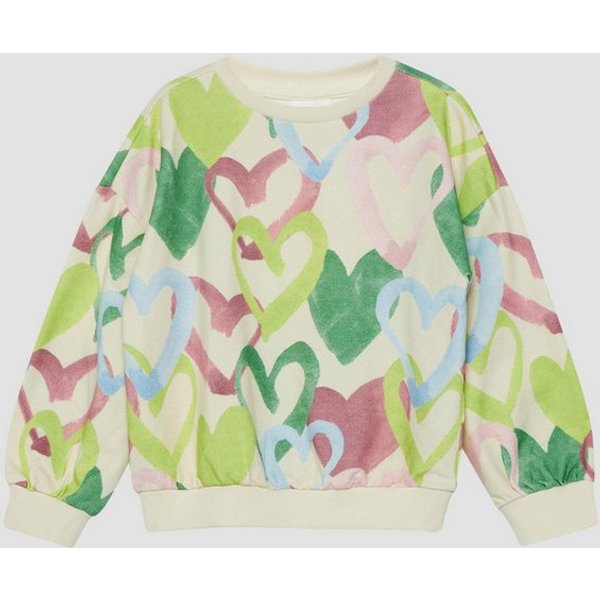s.Oliver Sweatshirt Sweatshirt Sweatshirt mit All-over-Print