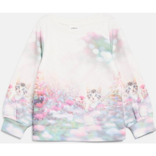 s.Oliver Sweatshirt Sweatshirt Sweatshirt mit Print