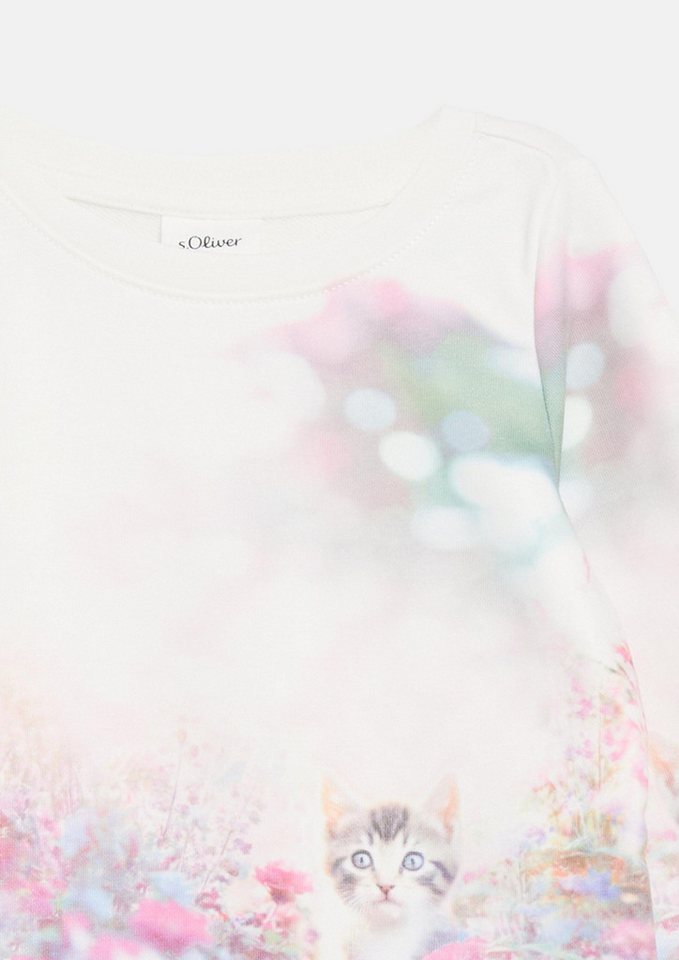 s.Oliver Sweatshirt Sweatshirt Sweatshirt mit Print – Bild 4 von 4