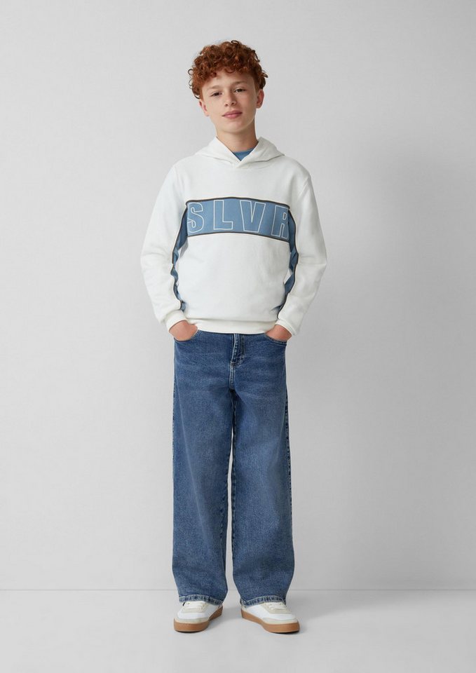 s.Oliver Sweatshirt Sweatshirt Sweatshirt mit Schriftprint – Bild 3 von 4