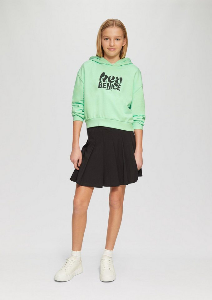 s.Oliver Sweatshirt Sweatshirt Oversized Kapuzen-Sweatshirt mit Front-Print – Bild 3 von 5