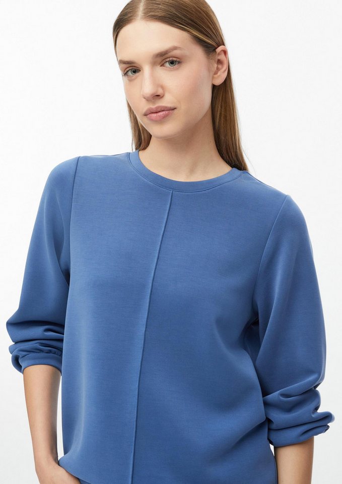 s.Oliver Sweatshirt Sweatshirt Scuba-Sweatshirt mit weitem Arm – Bild 4 von 5