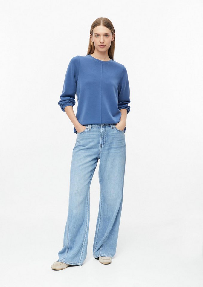 s.Oliver Sweatshirt Sweatshirt Scuba-Sweatshirt mit weitem Arm – Bild 5 von 5