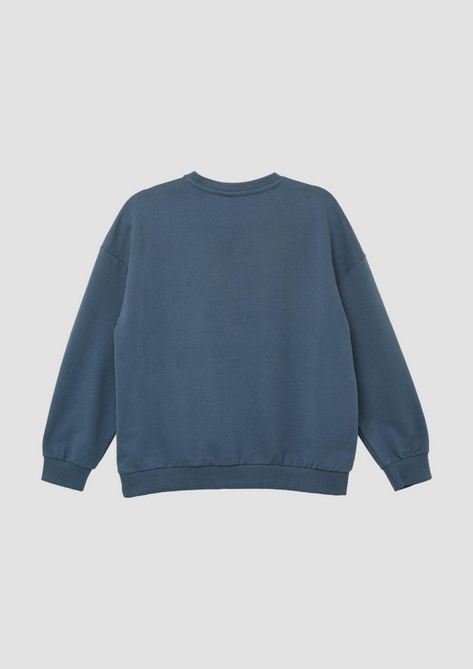 s.Oliver Sweatshirt Sweatshirt Unisex Sweatshirt im Oversize-Shape – Bild 2 von 4