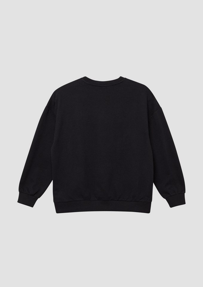 s.Oliver Sweatshirt Sweatshirt Unisex Sweatshirt im Oversize-Shape – Bild 2 von 4
