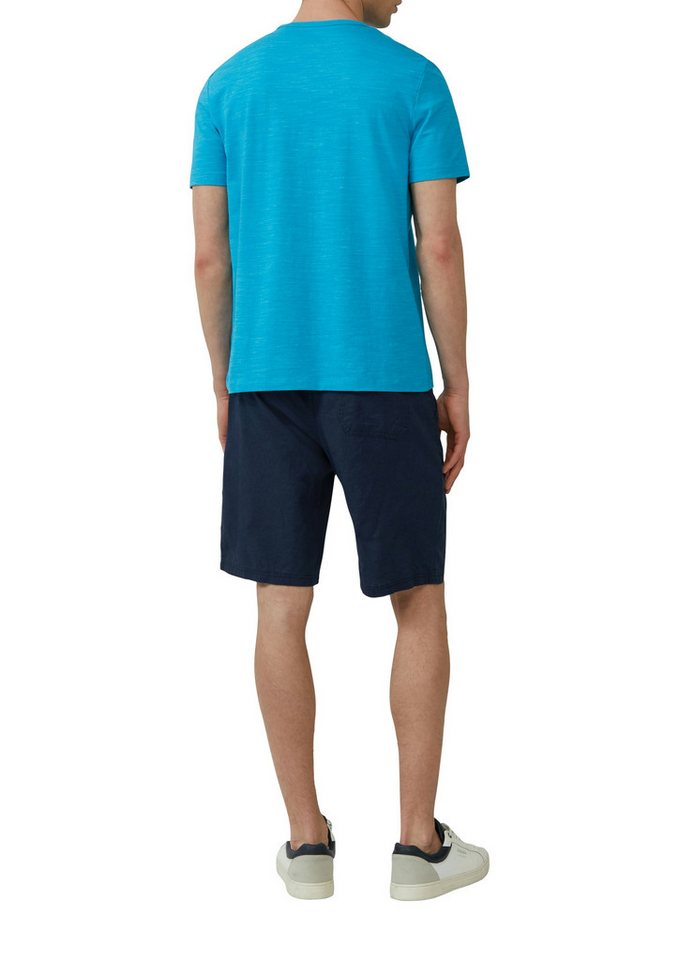s.Oliver T-Shirt melierte Optik, mit Frontprint – Bild 2 von 4