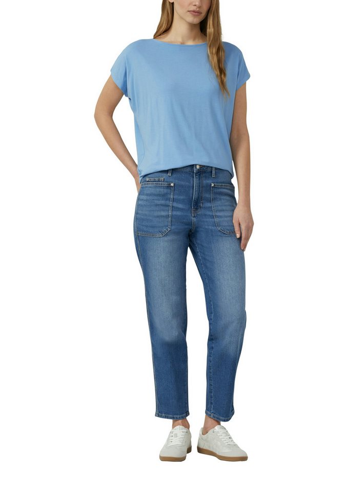 s.Oliver T-Shirt mit Markenlabel – Bild 3 von 4