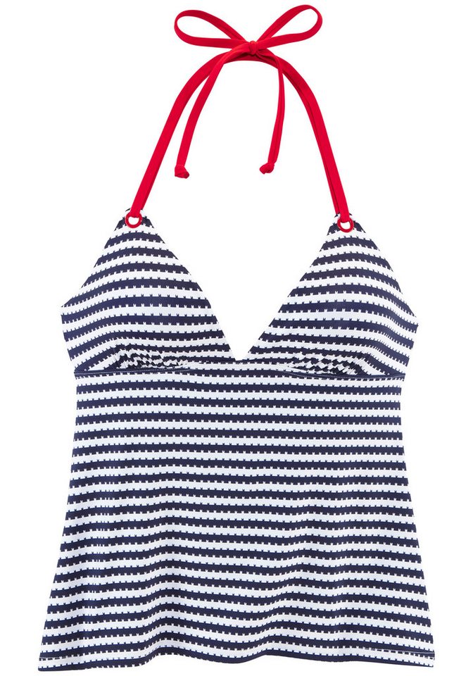 s.Oliver Tankini-Top Elain, mit kontrastfarbigen Zierringen – Bild 2 von 4