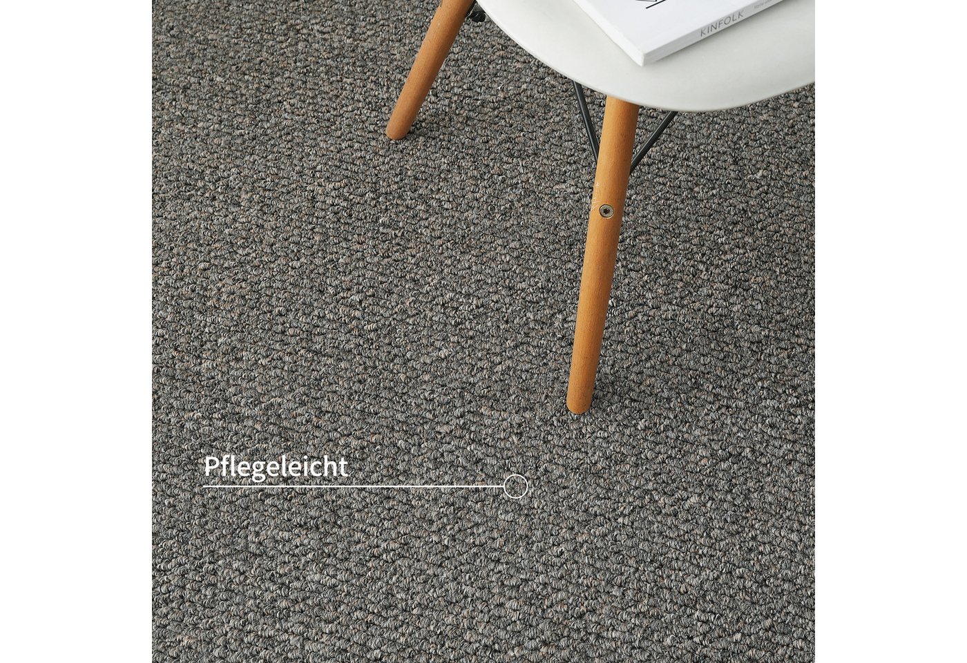s.Oliver Teppich Lenni, rechteckig, Höhe: 10 mm, Uni-Farben, kurzflor, waschbar, Wohnzimmer, Schlafzimmer – Bild 5 von 5