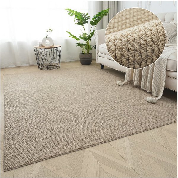 s.Oliver Teppich Lenni, rechteckig, Höhe: 10 mm, Uni-Farben, kurzflor, waschbar, Wohnzimmer, Schlafzimmer