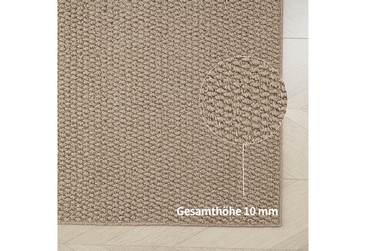 s.Oliver Teppich Lenni, rechteckig, Höhe: 10 mm, Uni-Farben, kurzflor, waschbar, Wohnzimmer, Schlafzimmer – Bild 4 von 5