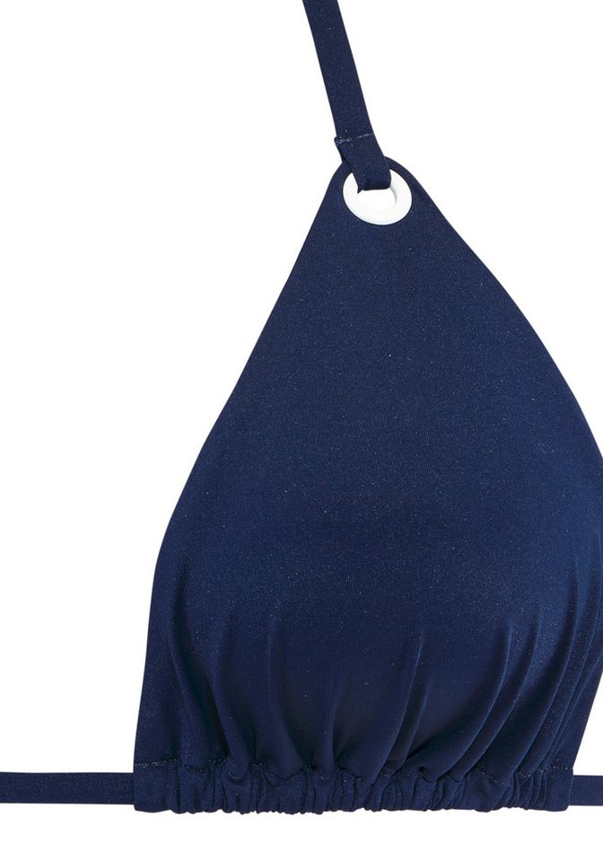 s.Oliver Triangel-Bikini-Top Beverly, mit kontrastfarbigen Zierringen – Bild 2 von 3
