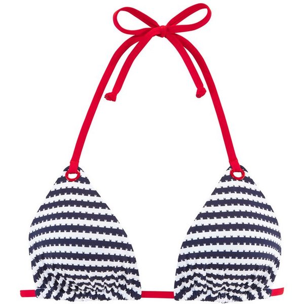 s.Oliver Triangel-Bikini-Top Elain, mit kontrastfarbigen Zierringen