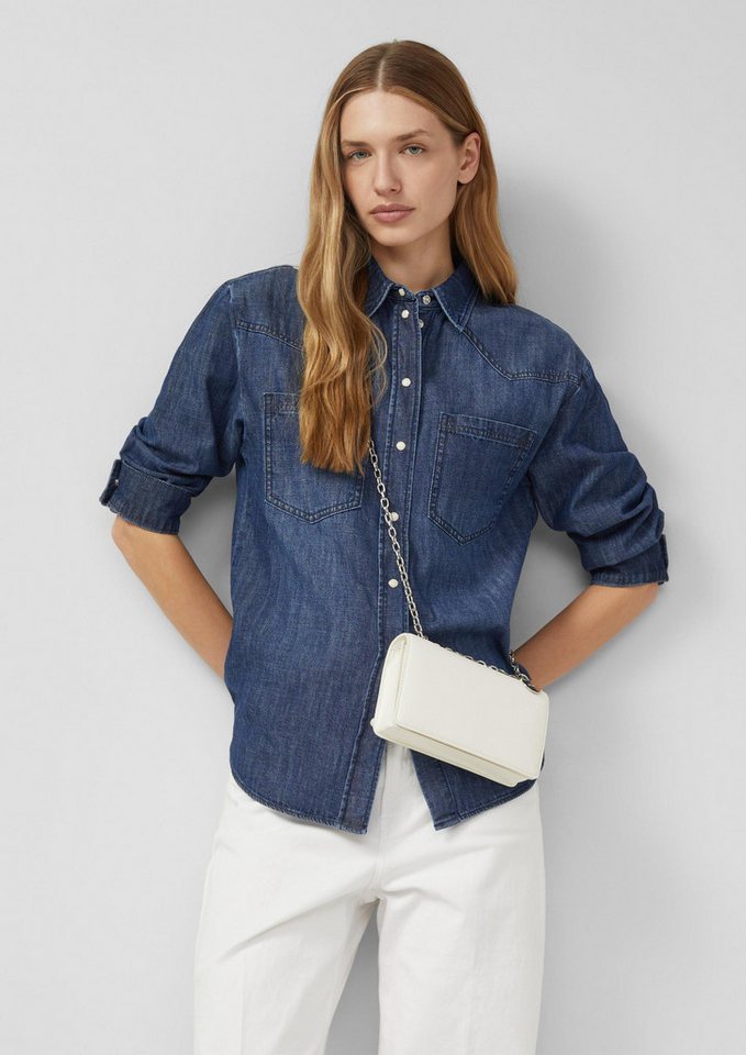 s.Oliver Umhängetasche Tasche, Crossbody-Bag in Leder-Optik mit Kettenriemen – Bild 4 von 5