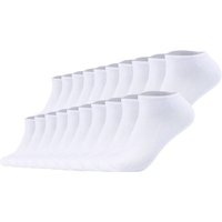 S.OLIVER s.Oliver Unisex Socken, 20er Pack - Sneaker, einfarbig, Größe 43-46 in Weiß