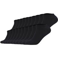 S.OLIVER s.Oliver Unisex Socken, 20er Pack - Sneaker, einfarbig, Größe 39-42 in Schwarz