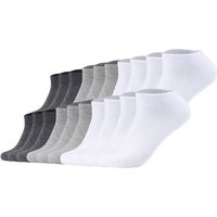 S.OLIVER s.Oliver Unisex Socken, 20er Pack - Sneaker, einfarbig, Größe 43-46 in Weiß
