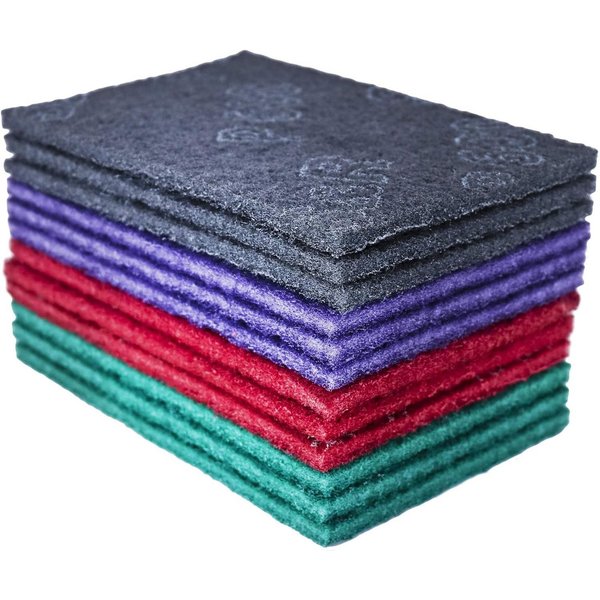 S&R Schleifschwamm, (Set, 12 St., je 3 Stück mit Körnung P180, P320, P600, P800)