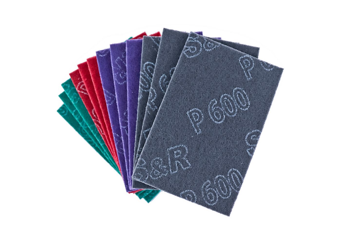S&R Schleifschwamm, (Set, 12 St., je 3 Stück mit Körnung P180, P320, P600, P800) – Bild 2 von 5