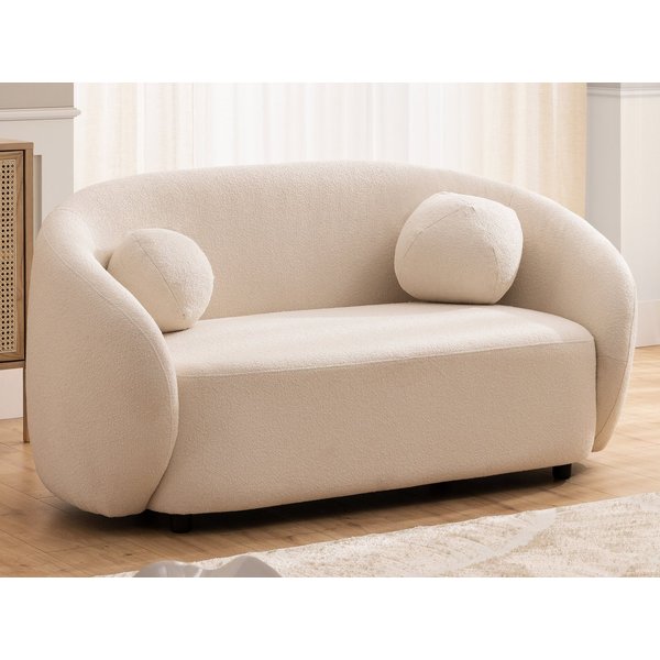 S-Style Möbel 2-Sitzer Roundi Bouclé, Luxus & Moderne Kollektion