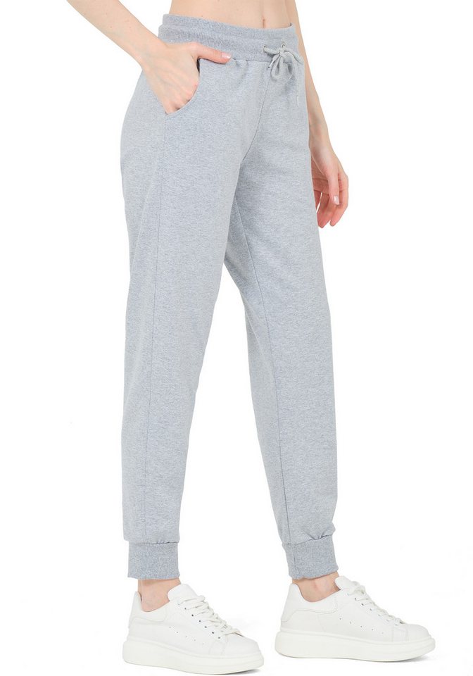 S&S Sweathose Jogginghose Damen Baumwolle (Packung, 1-tlg., jogginghose für damen) Laufhose Sweatpants Trainingshose – Bild 3 von 5