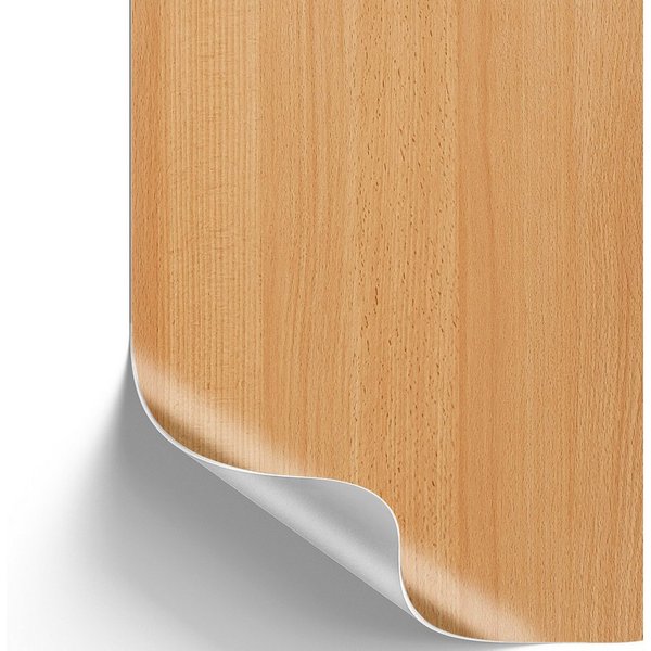 sa roca Möbelfolie 13,89€/qm Klebefolie Möbel Küche Dekofolie Holzoptik Rotbuche, (Designfolie im Zuschnitt inkl. E-Book), Selbstklebefolie - Zuschneidbar, abwi