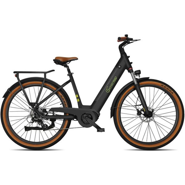 SachsenRAD E-Bike Cityrad C5 Centro II mit Diebstahlsicherung, 8 Gang Shimano, Kettenschaltung, Mittelmotor, 522 Wh