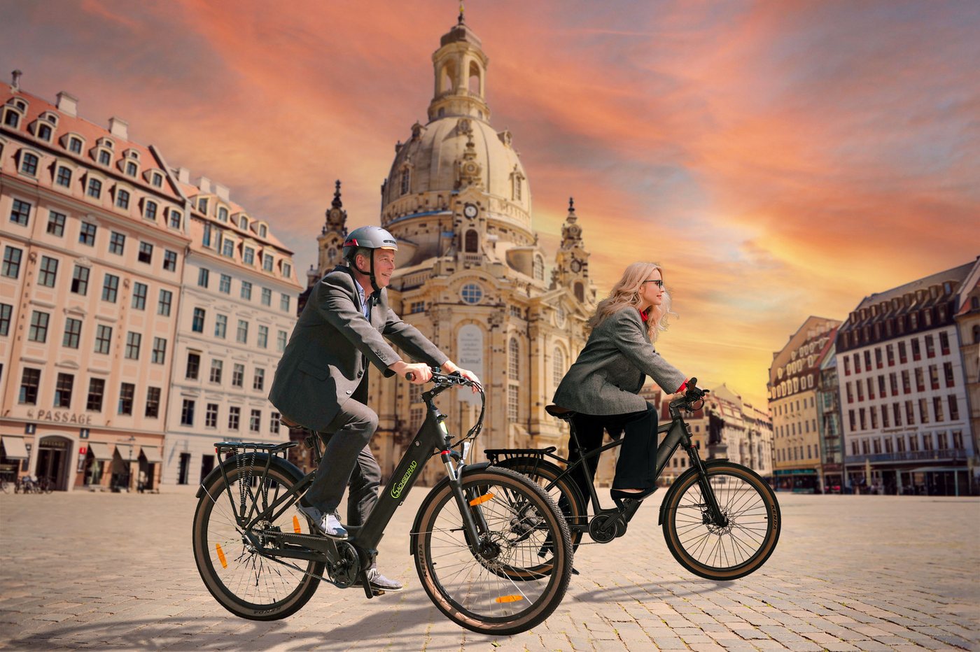 SachsenRAD E-Bike Cityrad C5R, 1 Gang Shimano keine Schaltwerk, ohne Schaltung, Mittelmotor, 470 Wh, TFT Farb-LCD-Display, Fahrmodus Pedelec, LED-Frontlicht, Al – Bild 4 von 5