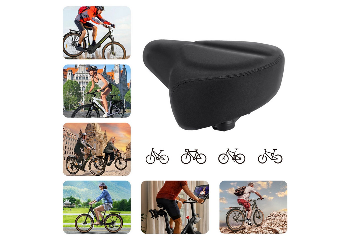 SachsenRAD Fahrradsattel Fahrradsattel Universal – Bild 5 von 5