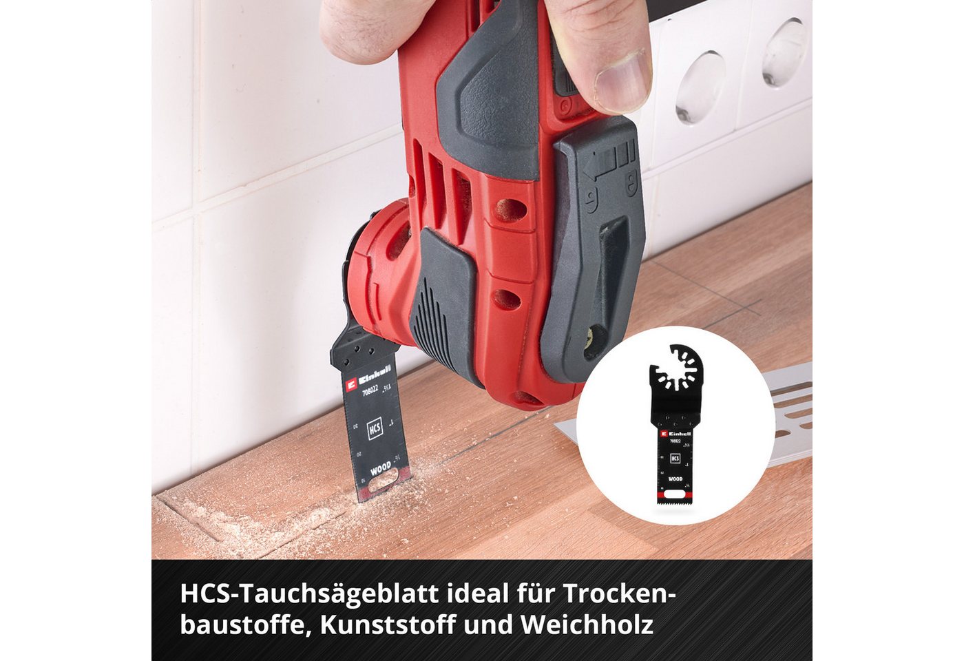 Einhell Sägeblatt Original Einhell Multitool Set 17-tlg. (BIM/HCS Sägeblätter, Schaber, Original Einhell Multitool Set 17-tlg. (BIM/HCS Sägeblätter, Schaber – Bild 3 von 5