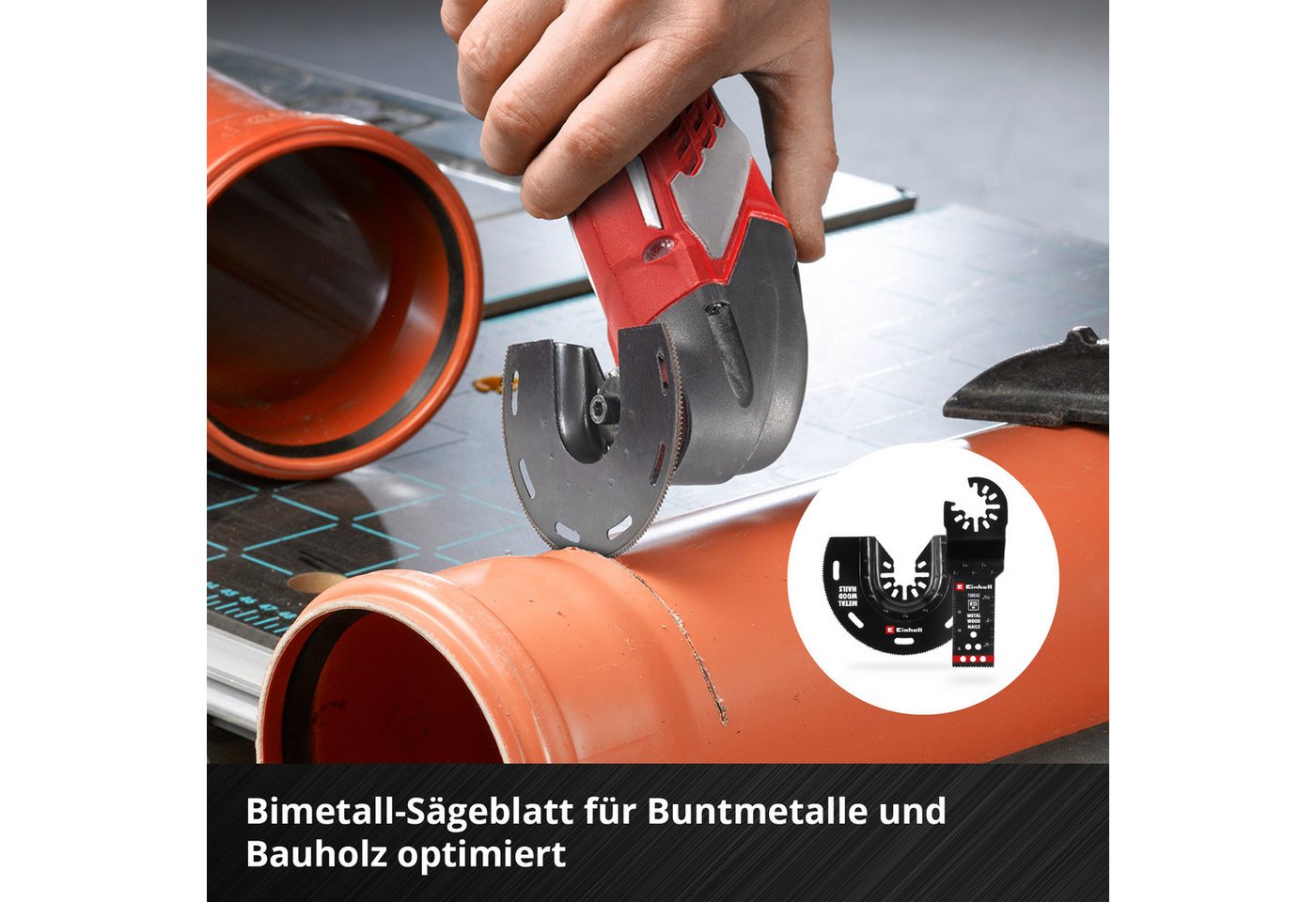 Einhell Sägeblatt Original Einhell Multitool Set 17-tlg. (BIM/HCS Sägeblätter, Schaber, Original Einhell Multitool Set 17-tlg. (BIM/HCS Sägeblätter, Schaber – Bild 4 von 5