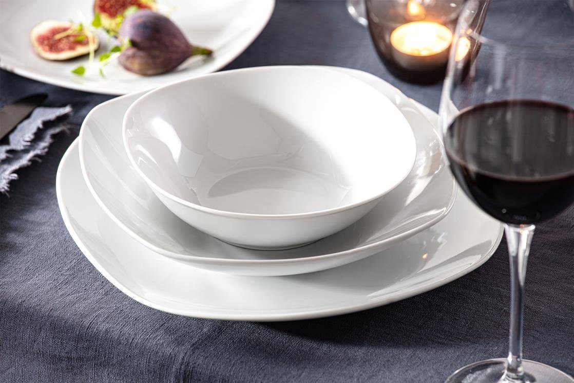 SÄNGER Müslischale Set Bilgola, Weiß, Porzellan, (Set, 6-tlg), 300 ml, Ø15x4,5cm, spülmaschinengeeignet, Premium Collection – Bild 3 von 5