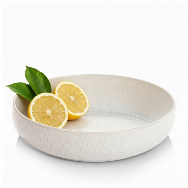 SÄNGER Servierschale Korfu, Steingut, (Set, 1-tlg), Obstschale, Creme Beige, Handmade, Premium Collection
