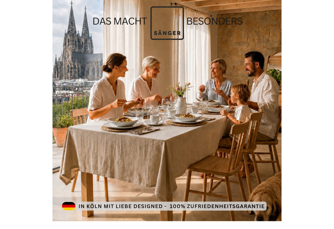 SÄNGER Tafelservice Bilgola Marmor, Weiß (24-tlg), 6 Personen, Porzellan, weiß, VALUE COLLECTION – Bild 5 von 5