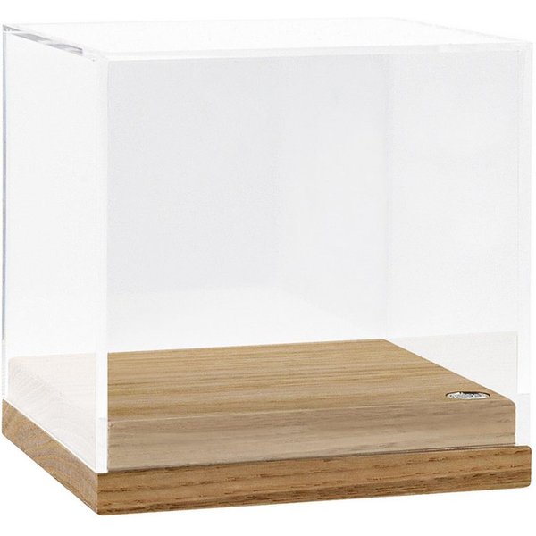 Safe-Album Vitrine SAFE Acryl-Vitrinen mit Eichenboden Schaukasten 156 x 156 x 167 mm
