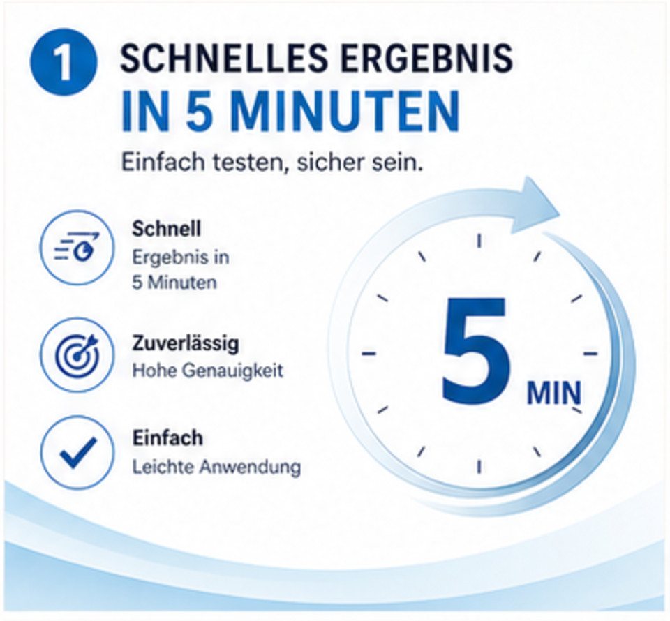 Safecare Bio-Tech Drogen-Schnelltest 5 Cannabis THC Schnelltest Selbsttest Drogentest Marijuana Urin, 1 Messparameter, Urintest, 5-tlg., THC-Schnelltest, Selbst – Bild 3 von 5