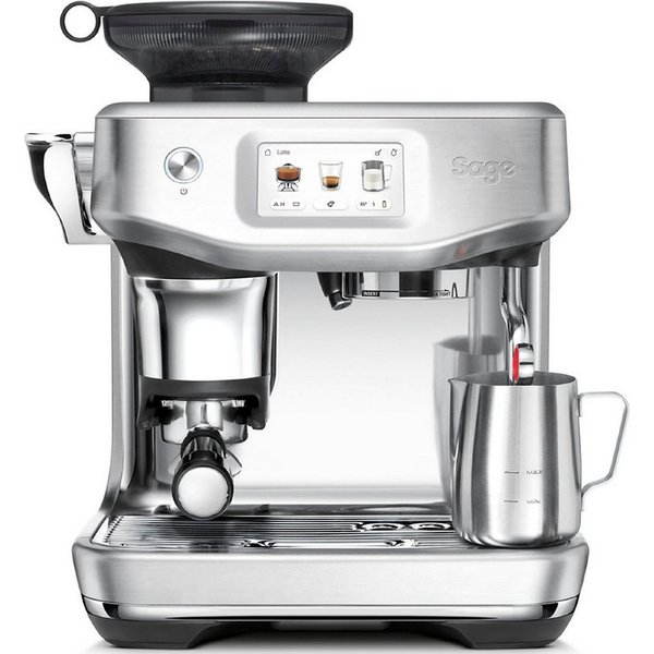 Sage Espressomaschine Barista Touch Impress SES882BSS, Cold Brew & Cold Espresso, Barista-Anleitung, Einstellungen für Milchalternativen
