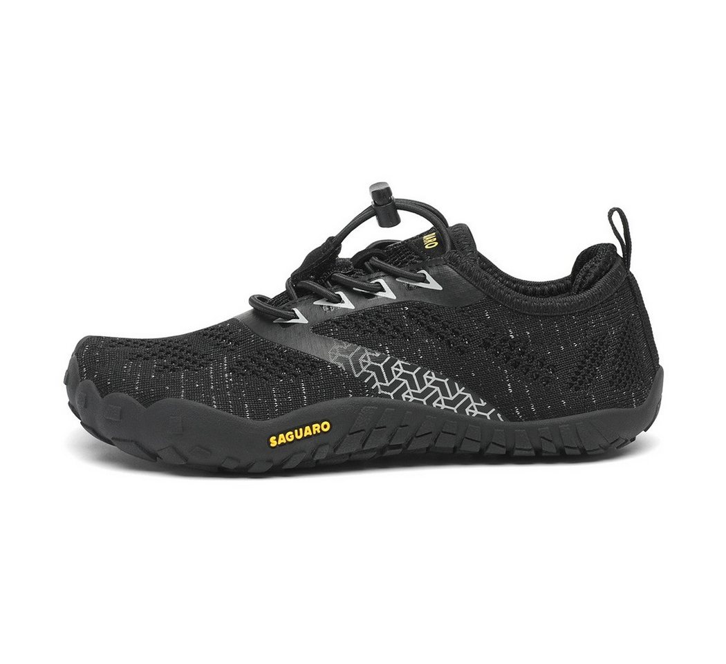 SAGUARO Smart I (flexible Sohle, Zero Drop) schwarz Kinder Barfußschuh – Bild 2 von 5