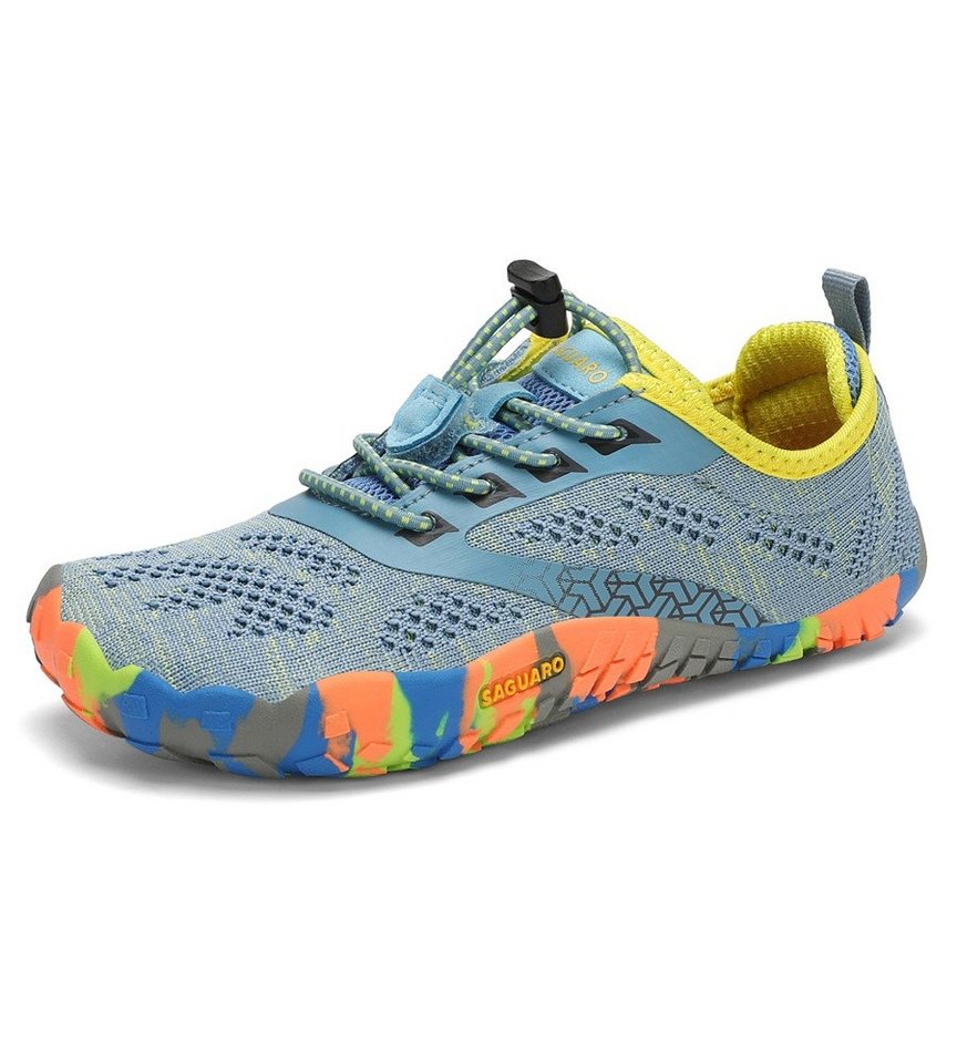 SAGUARO Smart I (flexible Sohle, Zero Drop) hellblau Kinder Barfußschuh – Bild 2 von 5