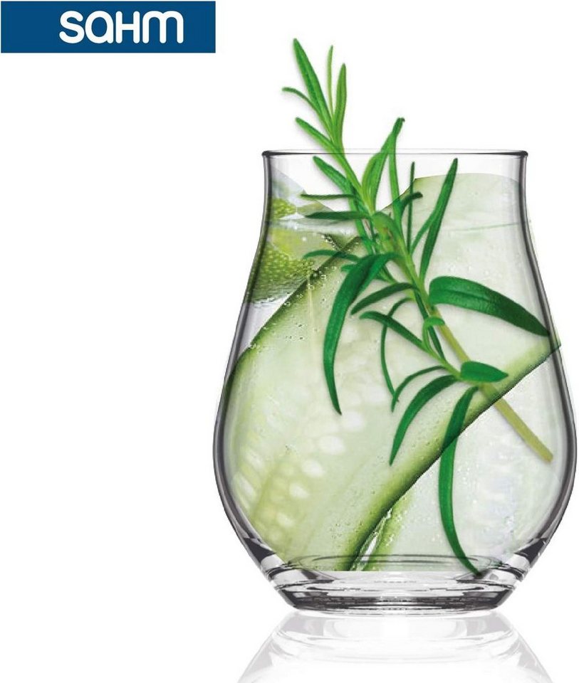 SAHM Longdrinkglas Sensorik Gin Gläser Set 6 Stück - Gin Tonic Gläser, Sensorik Glas, 100% recycelbar – Bild 2 von 5
