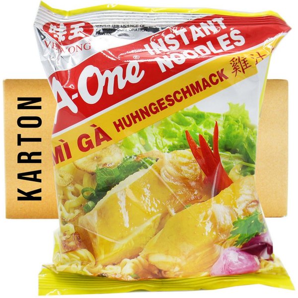 SAIGON VE WONG Co., LTD Fertiggericht A-One Instantnudel Huhn Geschmack 30x85g