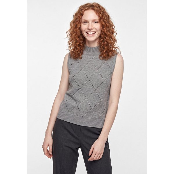 Saint Tropez Pullunder TheresaSZ Vest Materialmix, Regular fit