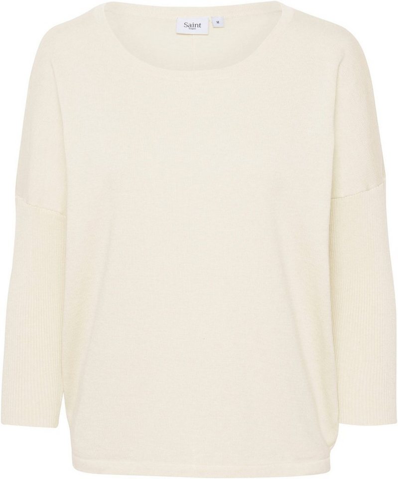 Saint Tropez Rundhalspullover A2561, MilaSZ R-Neck Viskosemischung, Casual fit – Bild 4 von 5