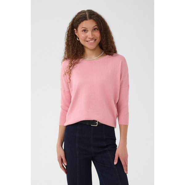 Saint Tropez Rundhalspullover A2561, MilaSZ R-Neck Viskosemischung, Casual fit