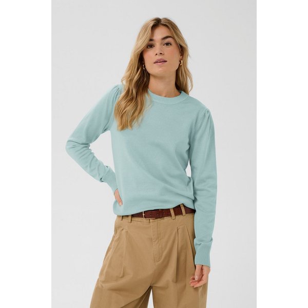 Saint Tropez Rundhalspullover MilaSZ Viskosemischung, Regular fit