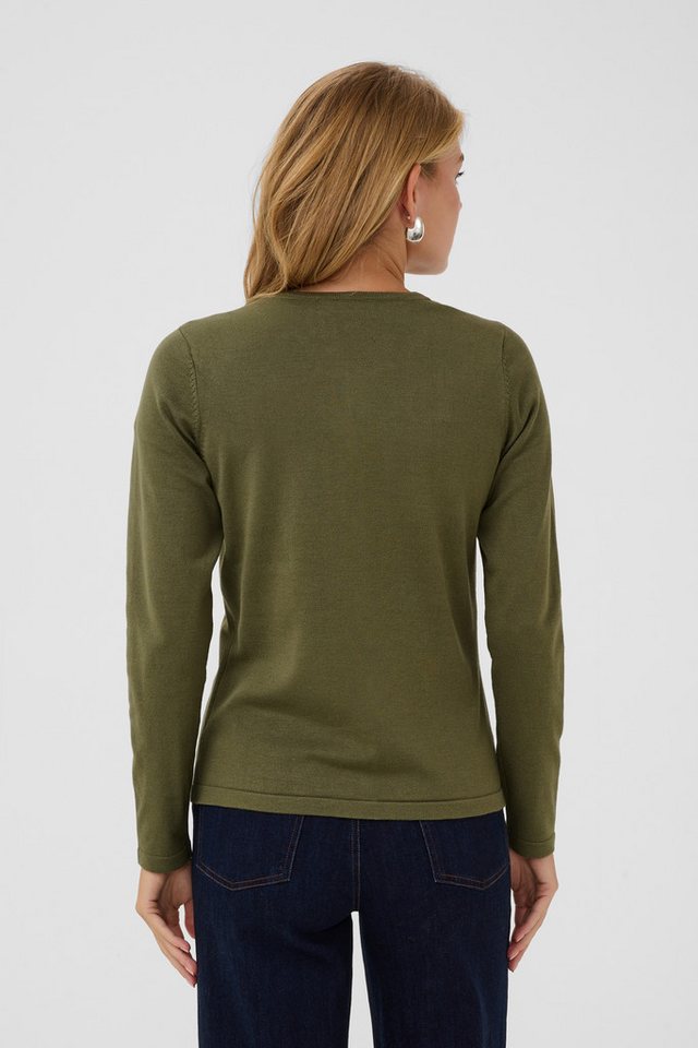 Saint Tropez Strickjacke A8661, MilaSZ R-Neck Cardigan Viskosemischung, Classic fit – Bild 2 von 5